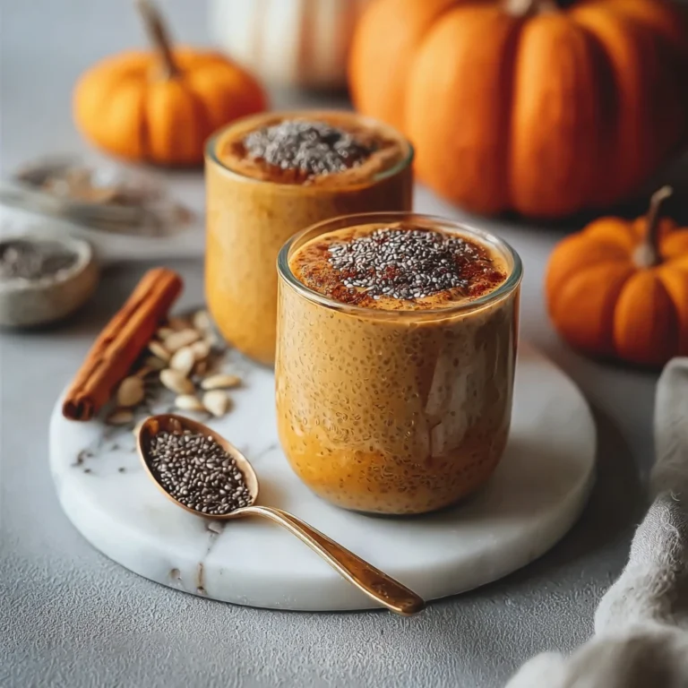 Pumpkin Spice Chia Seed Pudding Cozy Fall Breakfast