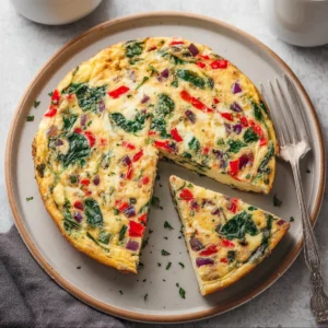 Quick & Easy Egg White Frittata – Healthy Meal Idea