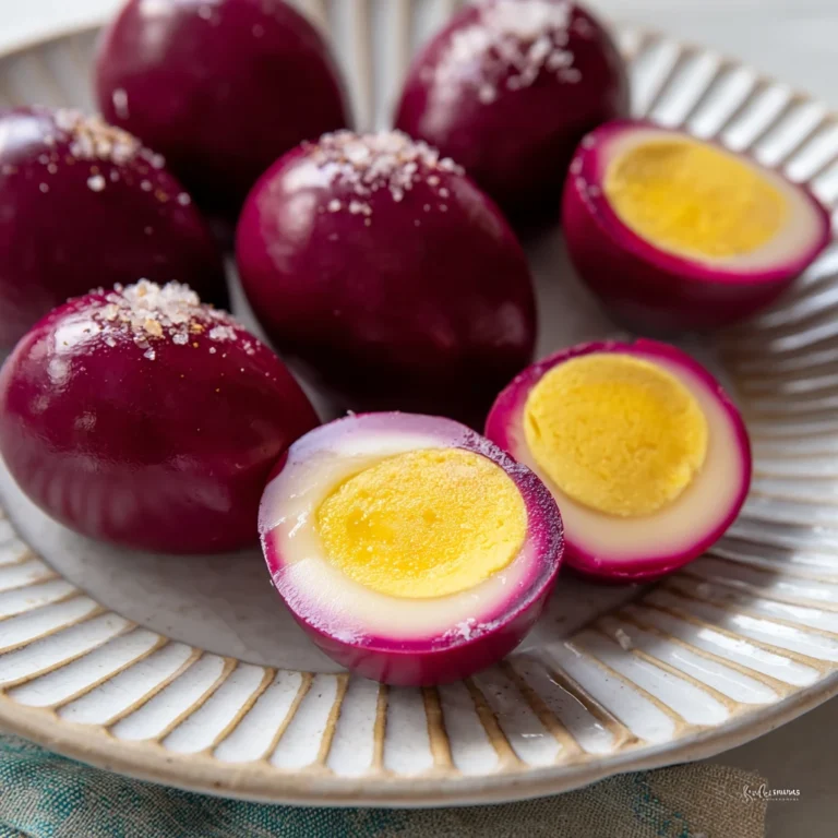 Red Beet Pickled Eggs