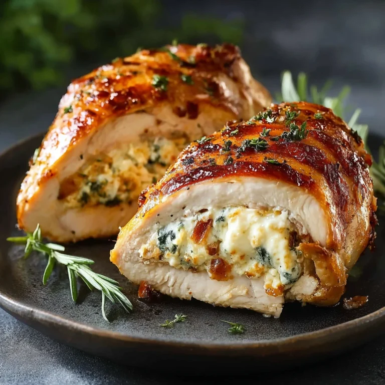 Savory Wrapped Cream Cheese Stuffed Chicken Youll Crave