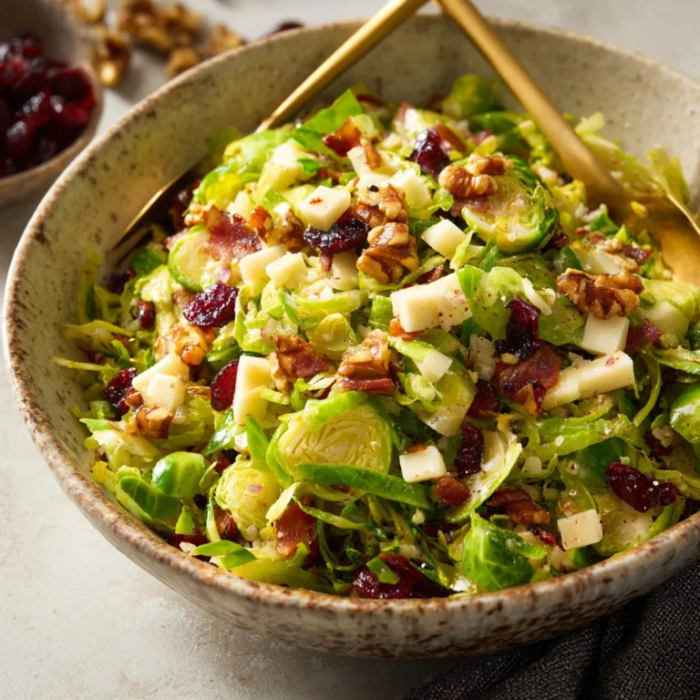 Shaved Brussels Sprouts Salad