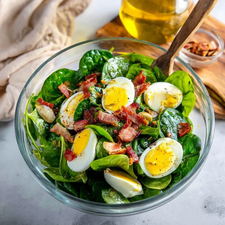 Spinach Salad Bacon