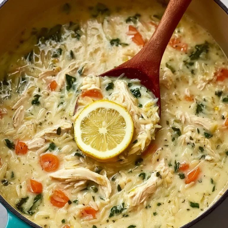 Spring Lemon Chicken Orzo Soup Recipe