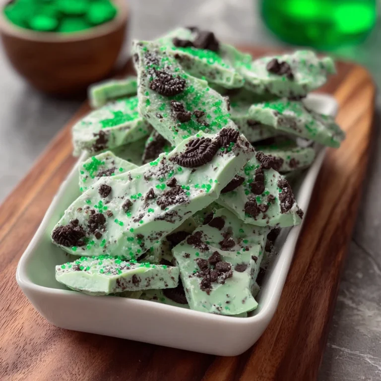 Patricks Day Mint Oreo Bark