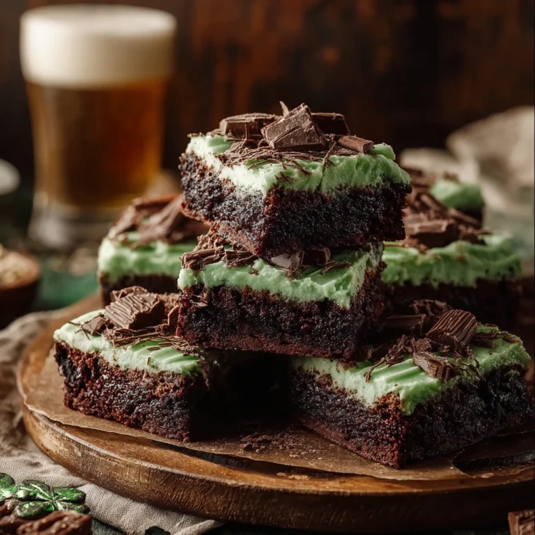 Patricks Day Ultimate Mint Brownies
