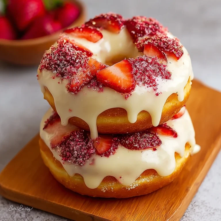 Strawberry Cheesecake Donuts