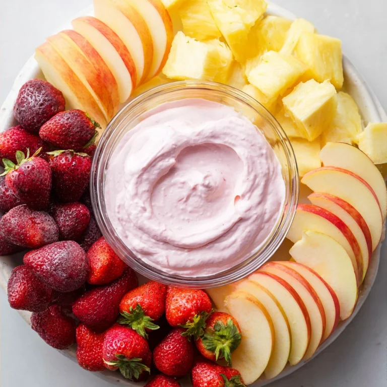 Strawberry Fluff Fruit Dip Just Ingredients
