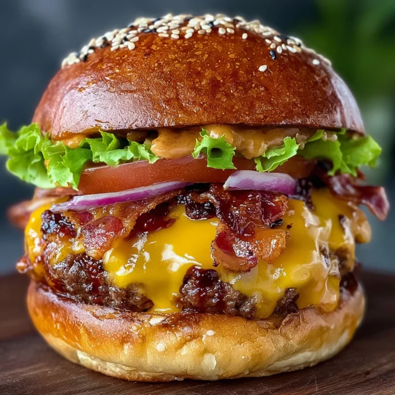 Ultimate Loaded Bbq Bacon Cheeseburger Recipe Special Sauce