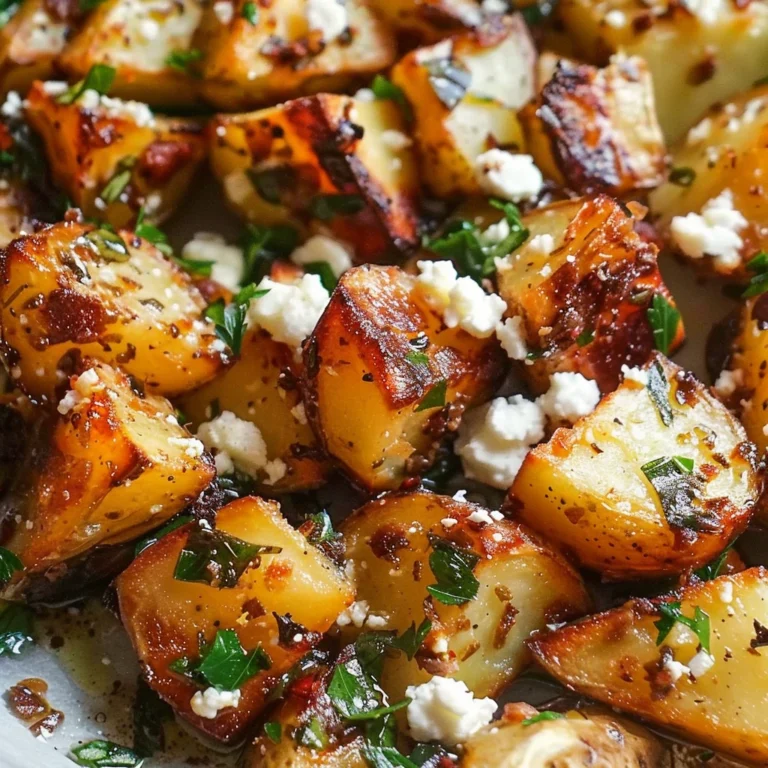 Baked Feta Potatoes
