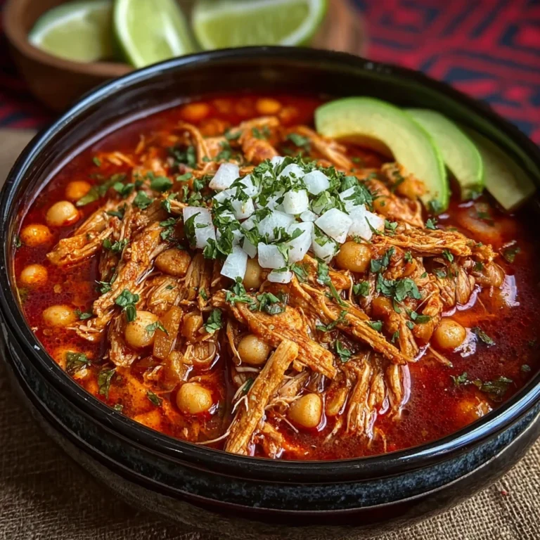 Cozy Crockpot Pozole Rojo Recipe Tender Chicken Hominy