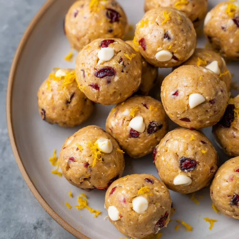 Cranberry Orange Protein Balls
