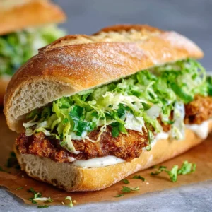 Crispy Chicken Caesar Sandwich (Crunchy, Creamy & Better Than Takeout)