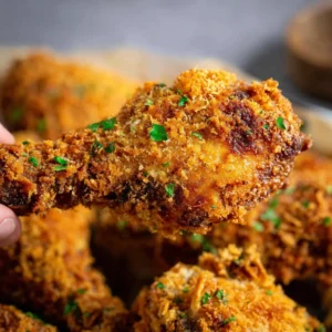 Crunchy crumbed chicken drumsticks