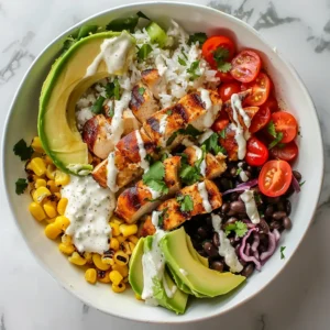 Easy & Healthy Grilled Corn and Black Bean Chicken Bowls