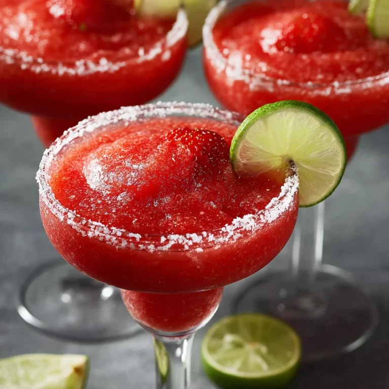 Famous Frozen Strawberry Margaritas Refreshing Nonalcoholic Delight