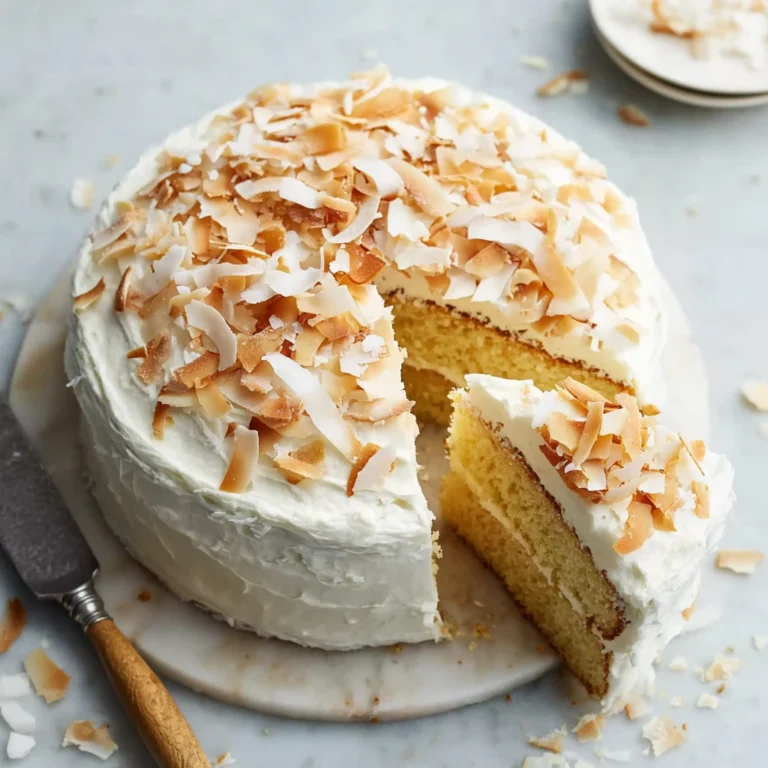Fluffy Coconut Cake Recipe
