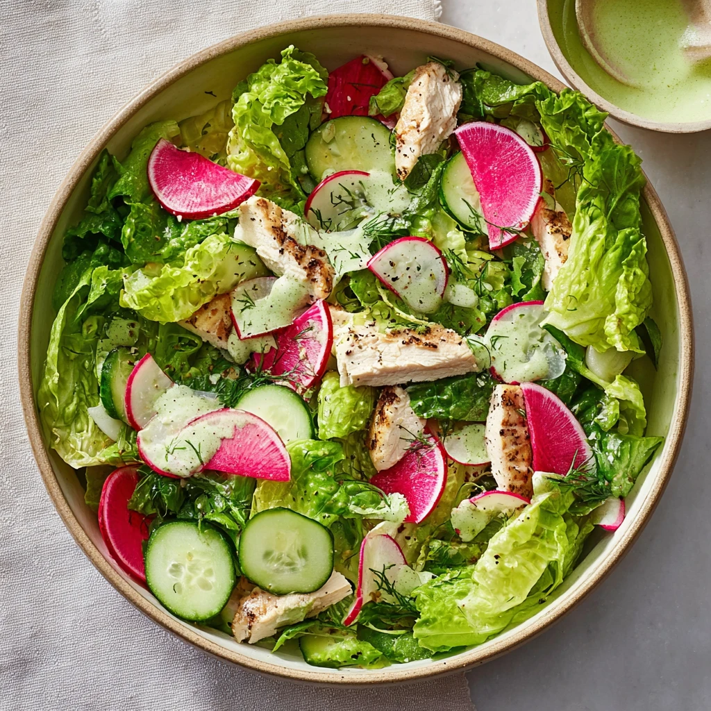 Green Goddess Caesar Salad Chicken