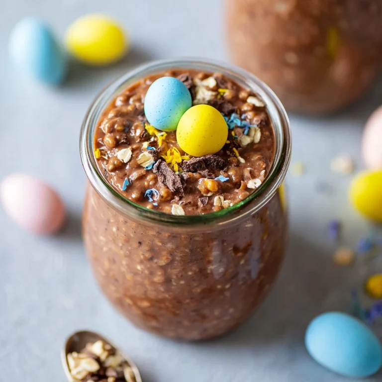 Highprotein Cadbury Mini Egg Overnight Oats