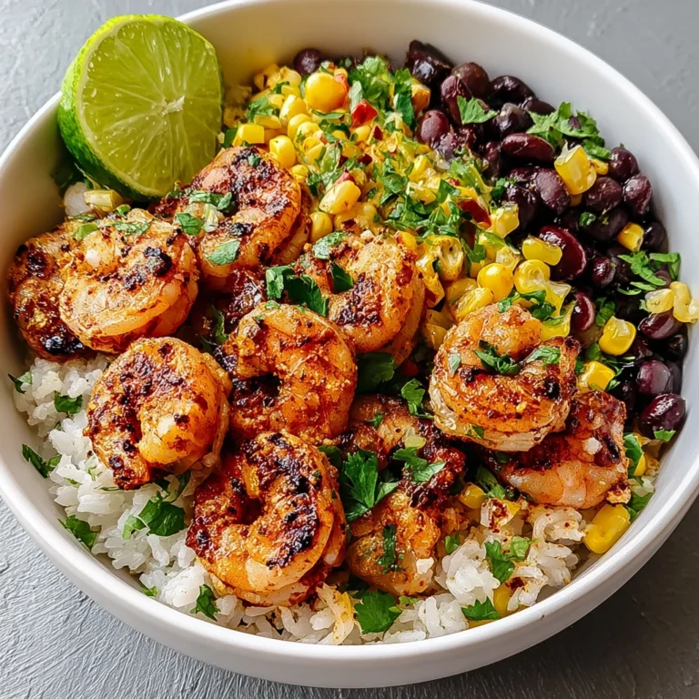 Mexican Street Corn Shrimp Bowls