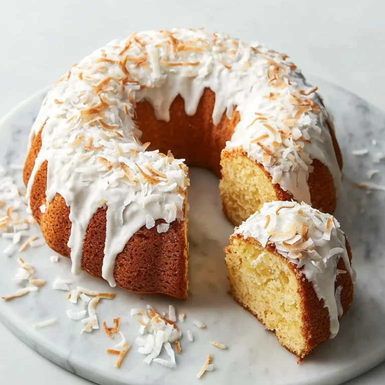 Moist Pia Colada Bundt Cake Recipe