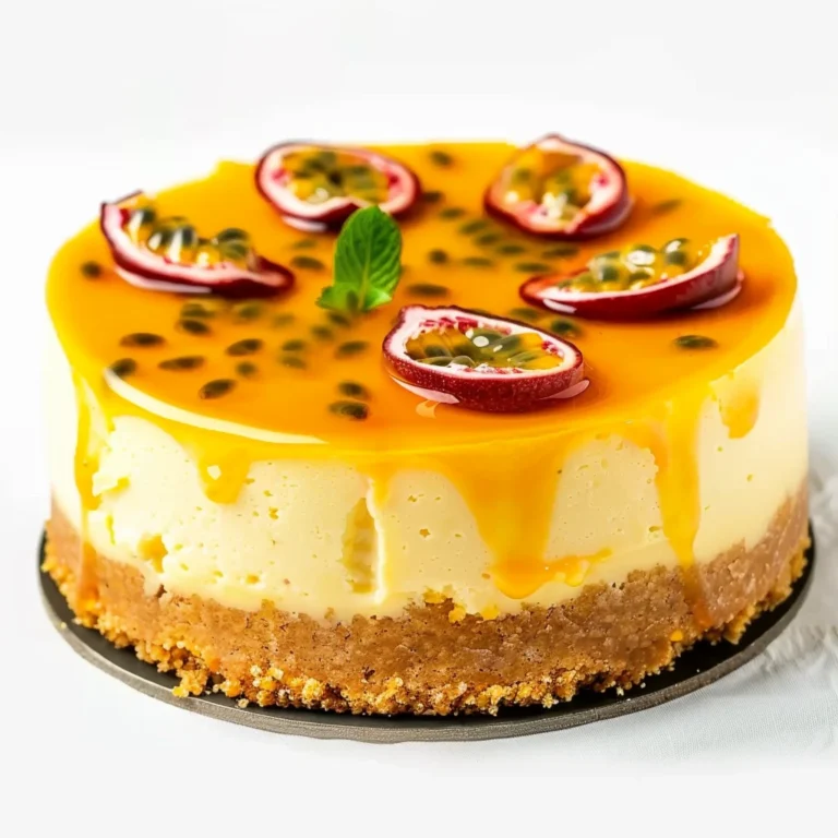 Mouthwatering Passion Fruit Cheesecake Your Sweet Escape