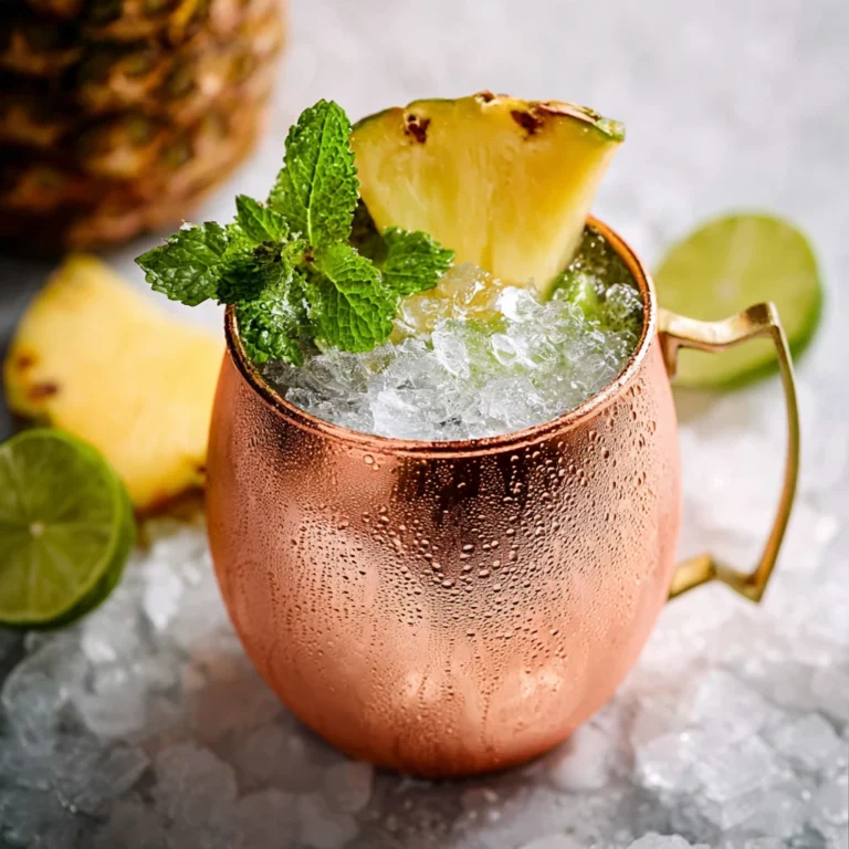 Pineapple Moscow Mpineapple Mule Tropical Cocktail Recipe Refreshing