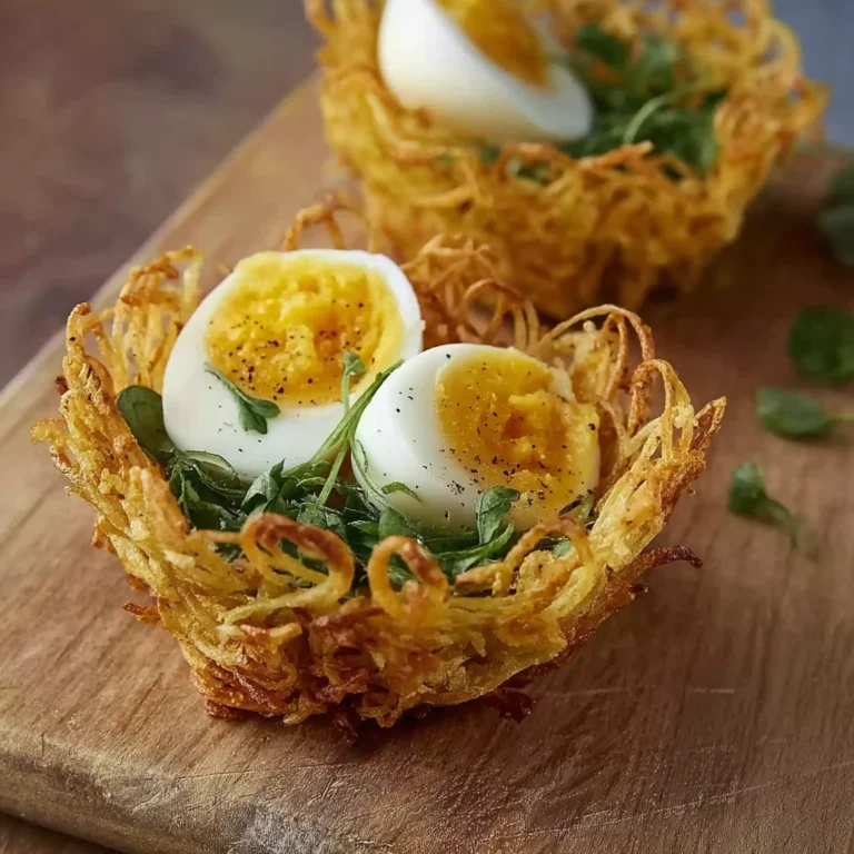 Potato Nests Eggs