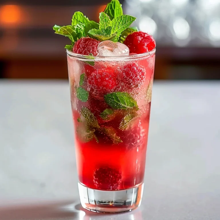 Raspberry Mint Mojito Rebel Float