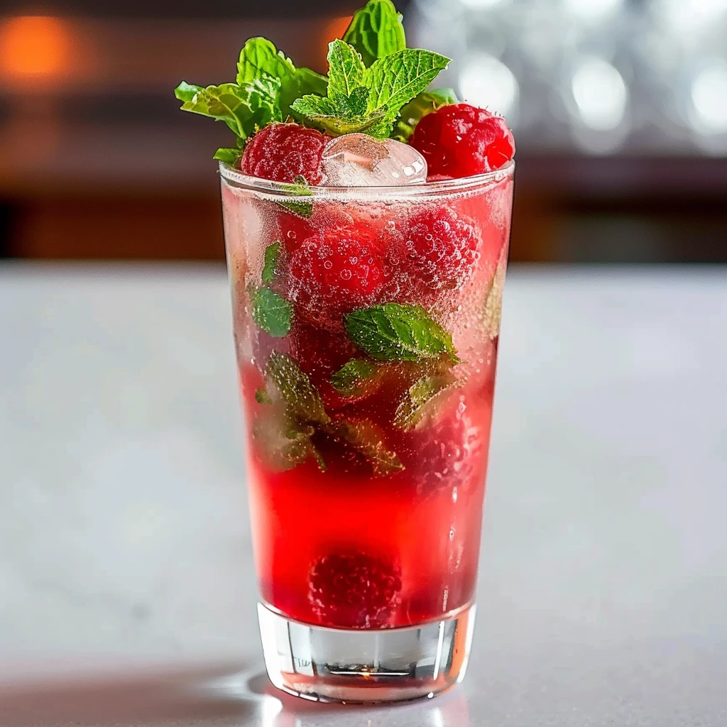 Raspberry Mint Mojito Rebel Float