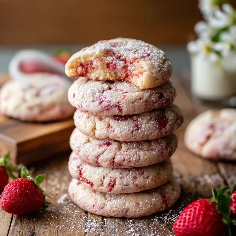 Strawberry Cheesecake Stuffed Cookies