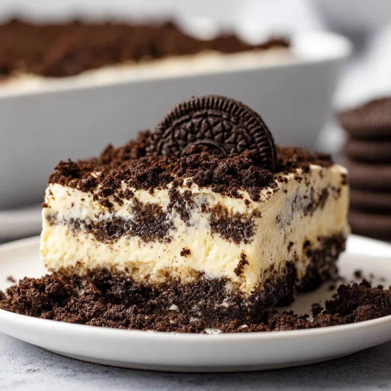 Oreo Dirt Cake Recipe Creamy Bake Crowd Favorite