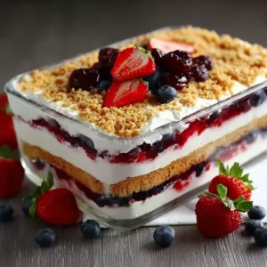 The Ultimate Berry Yum Yum Dessert