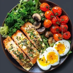 Ultimate Protein Glow Plate with Salmon, Eggs & Greens