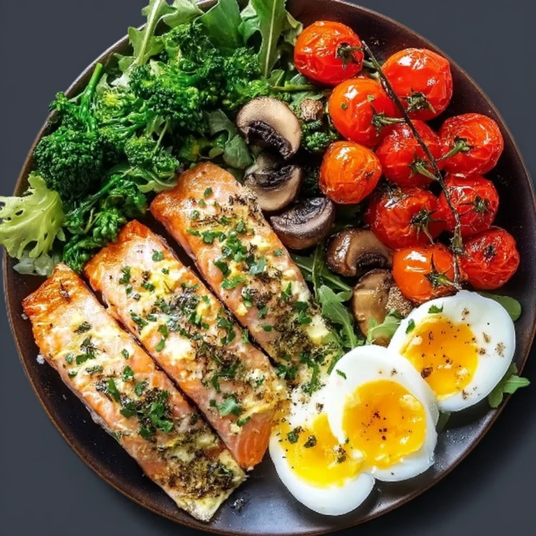 Ultimate Protein Glow Plate Salmon Eggs Greens