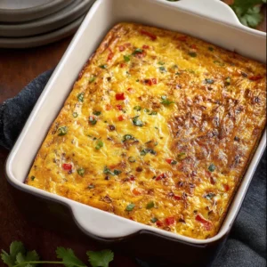 Western Omelette Breakfast Bake