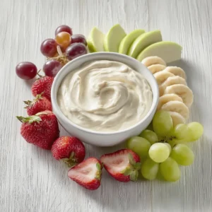 5-Minute Marshmallow Cream Cheese Fruit Dip (Fluffy, Easy & Addictive)