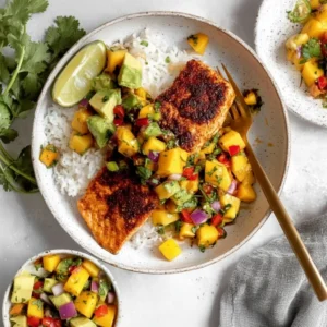 Cajun Salmon with Mango Salsa