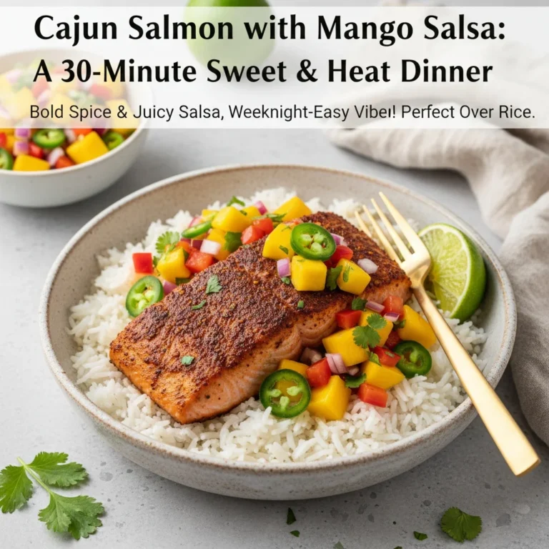 Cajun Salmon with Mango Salsa