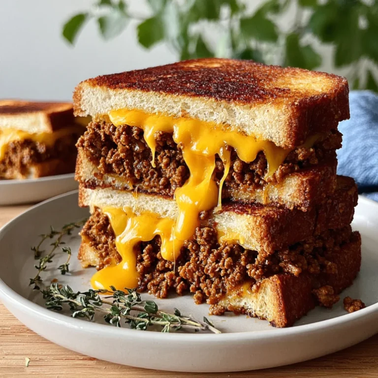 Crispy Sourdough Beef Melt