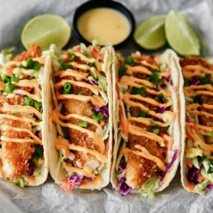 Honey Mustard Chicken Tacos