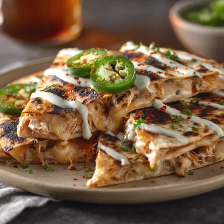 Hot Honey Chicken Quesadillas