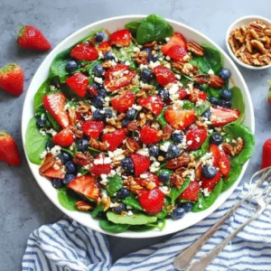 Strawberry Spinach Salad