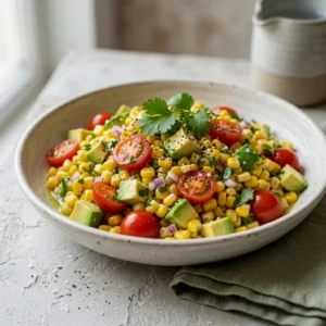 Summer Corn Salad with Avocado