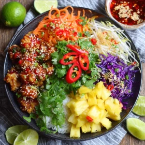 Thai Sweet Chili Chicken Buddha Bowls