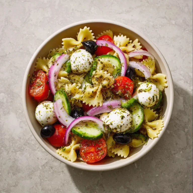 Zesty Italian Bowtie Pasta Salad