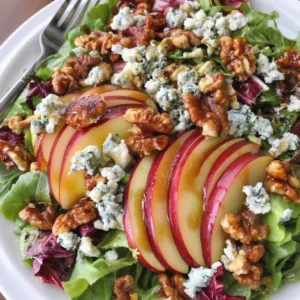Blue Cheese Apple Walnut Salad