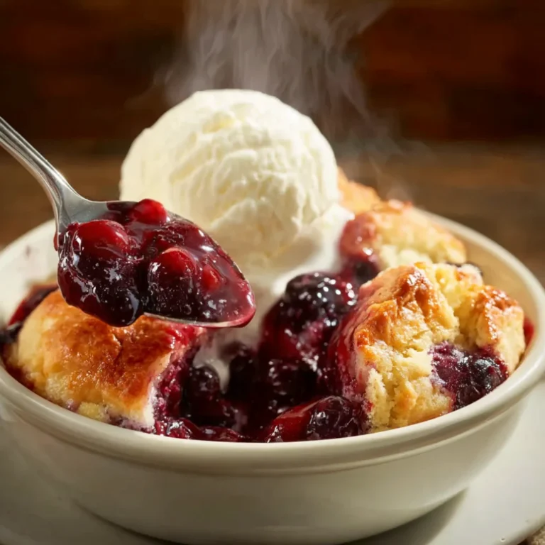 Cherry Cobbler with Pie Filling