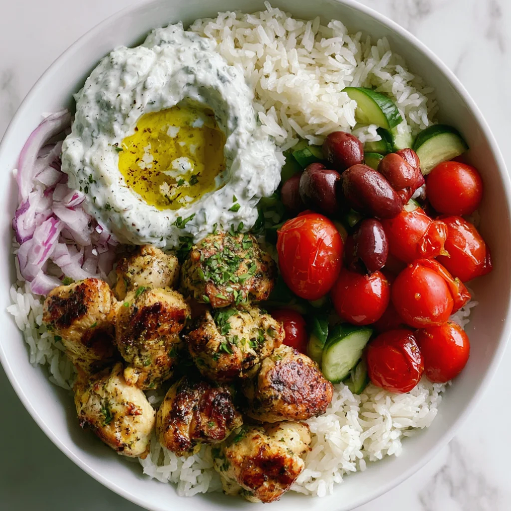 Chicken Gyro Bowls