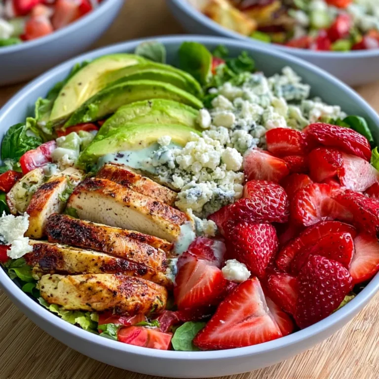 Chicken Strawberry Salad Bowls