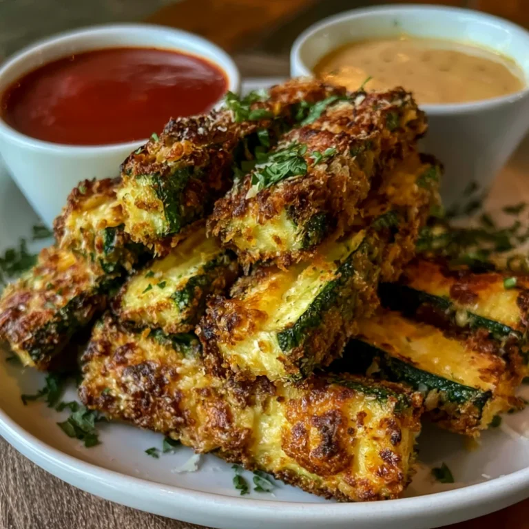 Crispy Parmesan Crusted Zucchini Fries Air Fryer